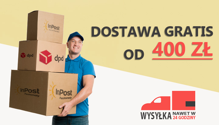 Darmowa dostawa od 400zł